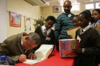 Chris van Wyk signing Long Walk to Freedom